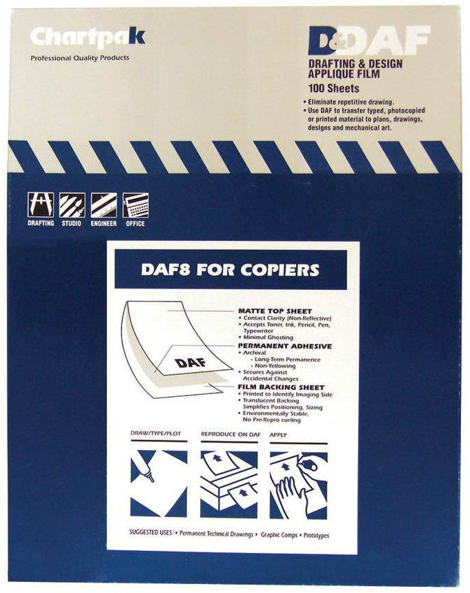 Chartpak Matte Design Applique Film