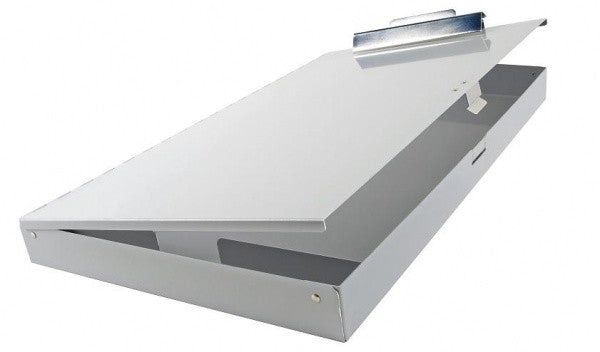 11 x 17 Aluminum Clipboard w/Storage Compartment