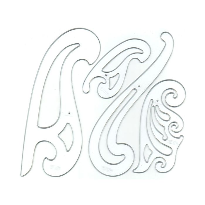 Wescott 4 Piece French Curve Set
