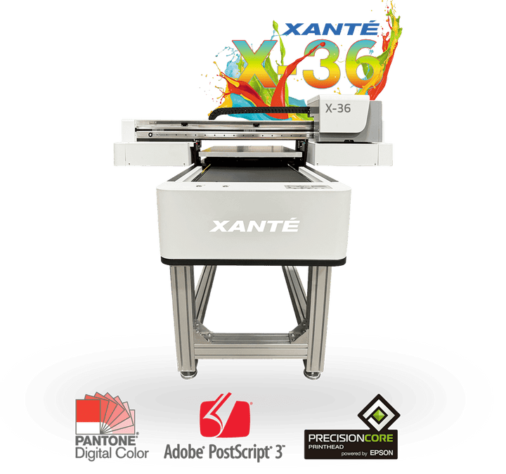 Xante X-36 UV Inkjet Flatbed Printer 24" x 36"
