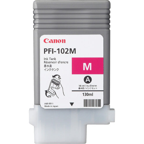 PFI-102 & 104M Ink Cartridges for the imagePROGRAF iPF510*, iPF605*, iPF610, iPF650, iPF655, iPF750 & iPF755, iPF760, iPF765 Printers