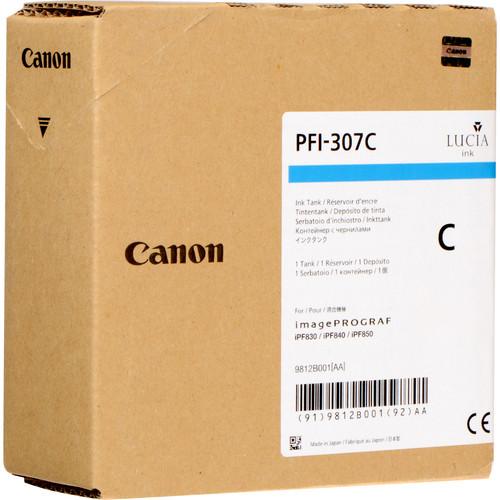 Canon PFI-307, PFI-707 Series Inks for iPF830, iPF840, and iPF850 Printers
