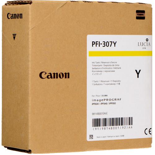 Canon PFI-307, PFI-707 Series Inks for iPF830, iPF840, and iPF850 Printers