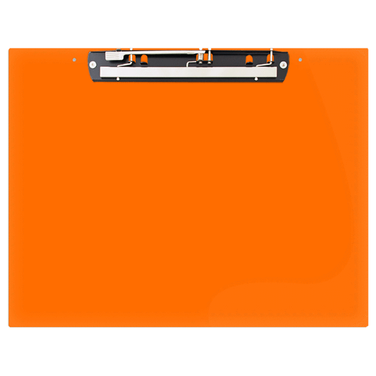19 x 13 Acrylic Clipboards With 11" Hinge Clip