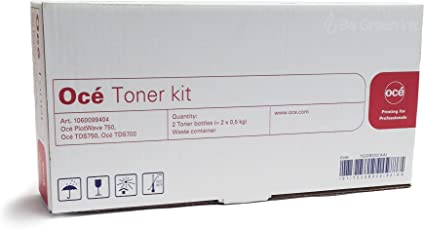 OCE TDS750 Toner, 2/ctn 500G BTLS