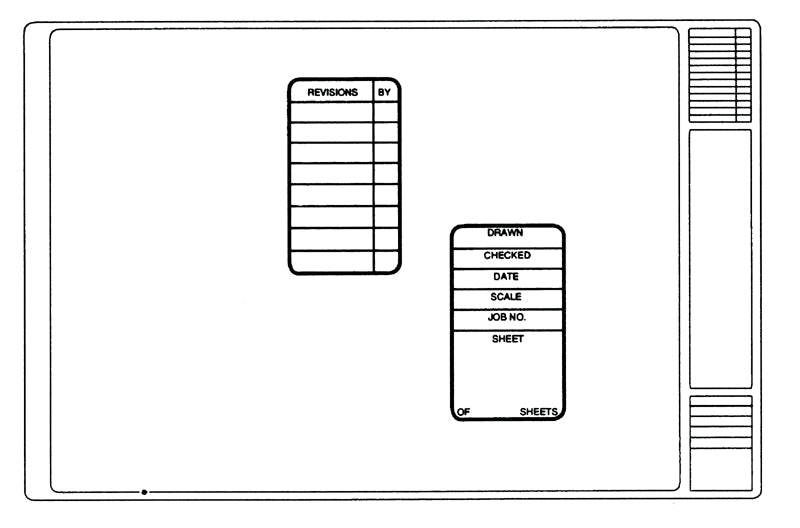 20 lb. Vellum Preprinted Title Block