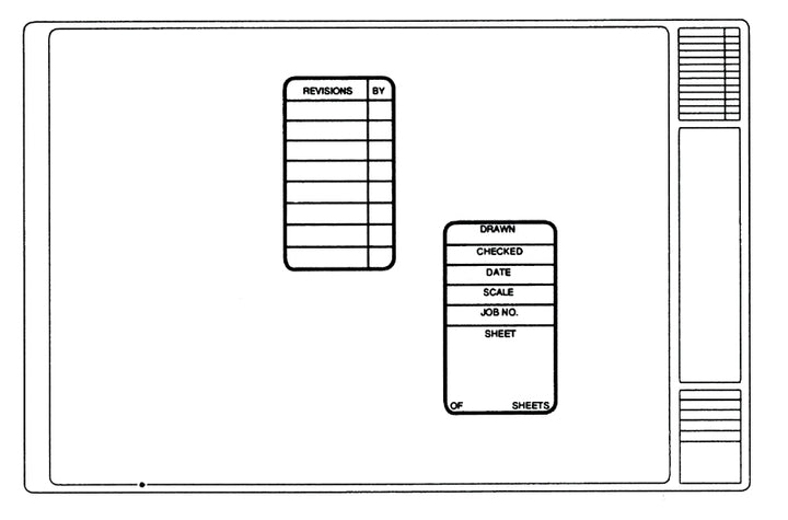 20 lb. Vellum Preprinted Title Block