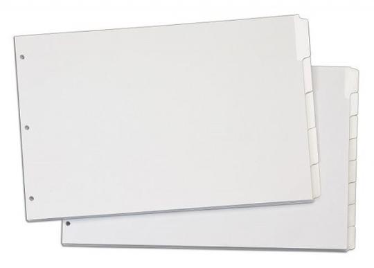 11 x 17 Write 'n Erase Tab Dividers