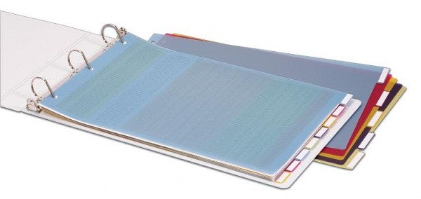 11 x 17 Multicolor Poly 8 Tab Divider (1/pk of 8 ea)