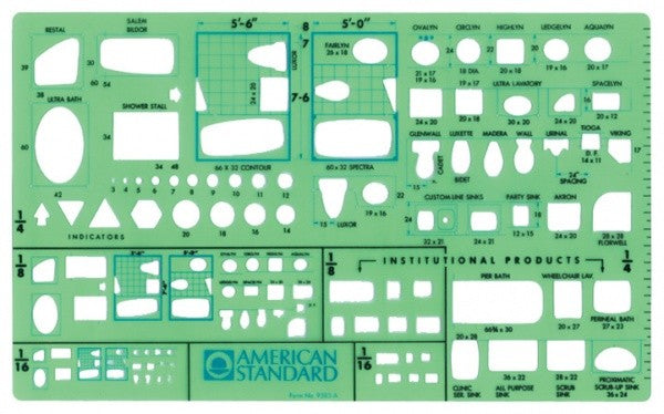 Plumbing Plan View Template